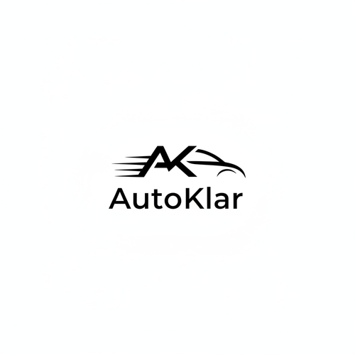 AutoKlar Logo - Svart